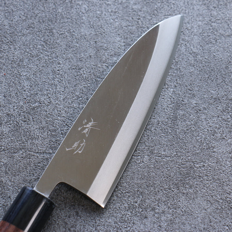 清助 VG1 霞研 出刃 日本刀 150mm 紫檀木 握把 - 清助刃物