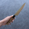 三寿ゞ (Misuzu) AUS10 大馬士革紋 打磨處理 多用途小刀 日本刀 150mm 木蘭 握把 - 清助刃物
