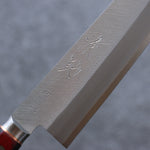 清助 超級青鋼 打磨處理 小三德刀 日本刀 140mm 紅黑合成木 握把 - 清助刃物