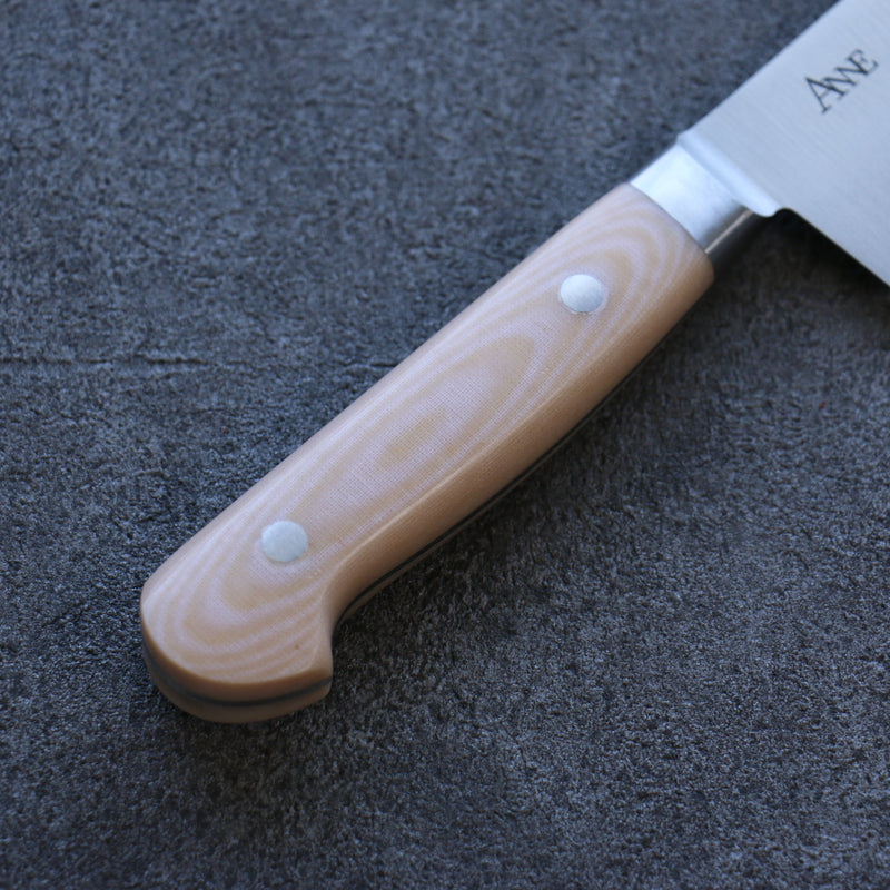 ANNE 日本鋼 牛刀 日本刀 180mm 米卡塔（樹脂複合材料） 握把 - 清助刃物
