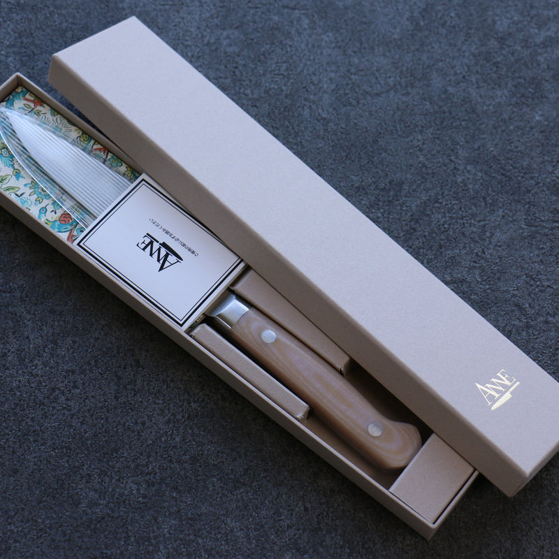 ANNE 不鏽鋼 多用途小刀 日本刀 120mm 米卡塔（樹脂複合材料） 握把 - 清助刃物