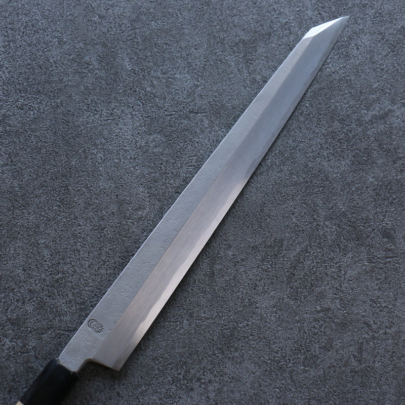菊月 白鋼二號 梨地 切付柳刃 日本刀 300mm 木蘭 握把 - 清助刃物