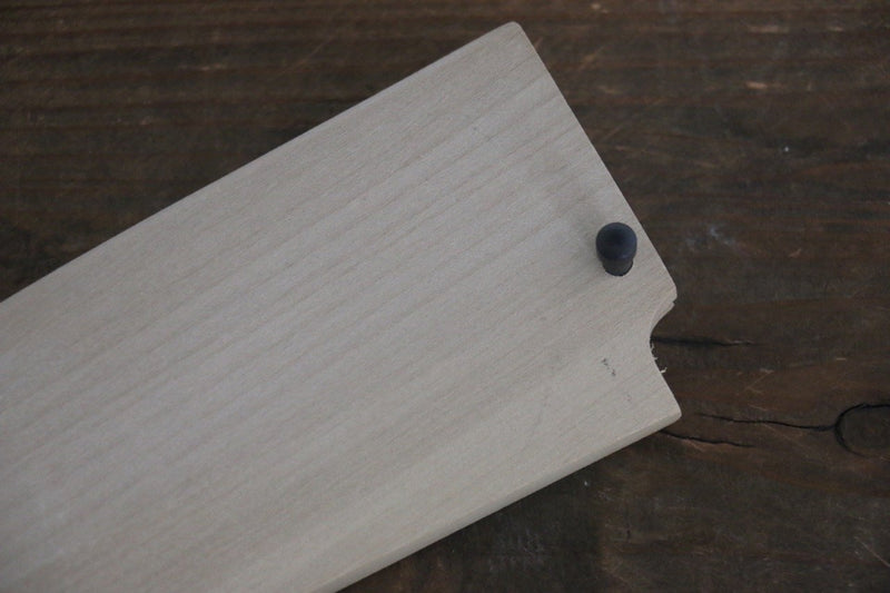 【左撇子用】 木蘭 鞘 出刃用 附合成木安全栓 - 清助刃物