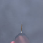 黑崎 真 VG10w 大馬士革紋 多用途小刀 日本刀 150mm 紫檀木 握把 - 清助刃物