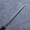黑崎 真 VG10w 大馬士革紋 多用途小刀 日本刀 150mm 紫檀木 握把 - 清助刃物
