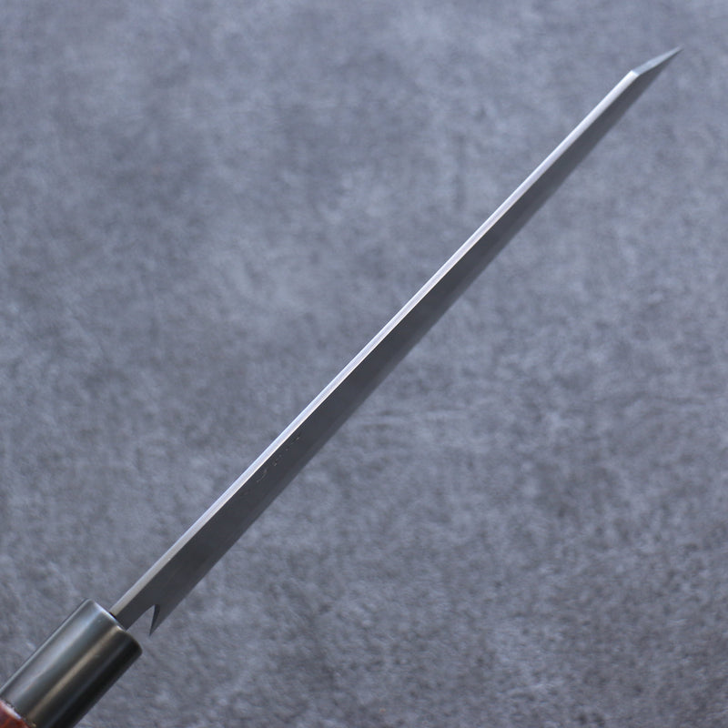 三寿ゞ (Misuzu) VG10 霞研 切付牛刀 日本刀 210mm 茶色漆塗 握把 - 清助刃物