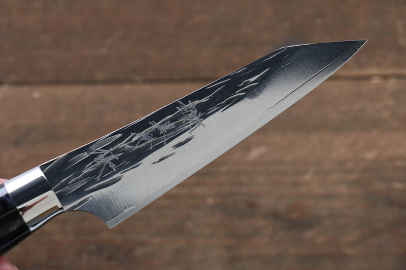 黑崎 優 樹冰 SPG2 鎚目 多用途小刀 日本刀 100mm 壓克力 握把 - 清助刃物