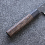 志津匠 玄 VG10 鎚目 黑打 牛刀 日本刀 210mm 茶色合成木 握把 - 清助刃物