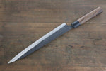安立 勝重 超級青鋼 筋引 日本刀 270mm 紫檀木 握把 - 清助刃物