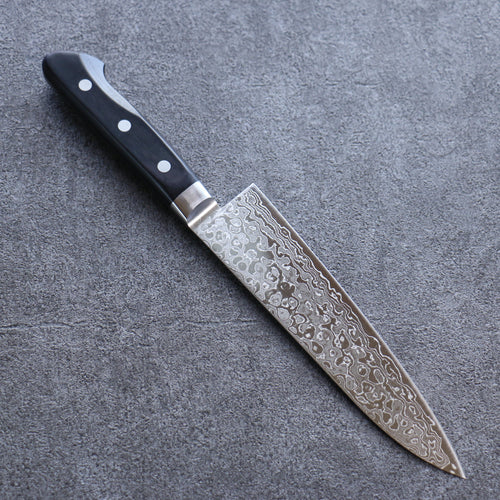 清助 AUS10 45層大馬士革紋 牛刀  180mm 黑合成木 握把 - 清助刃物
