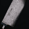 清助 AUS10 45層大馬士革紋 薄刃 日本刀 165mm 黑合成木 握把 - 清助刃物