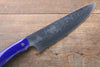 佐治 武士 無芯 鏡面處理 牛刀  180mm 海軍藍土耳其石（野村型） 握把 - 清助刃物