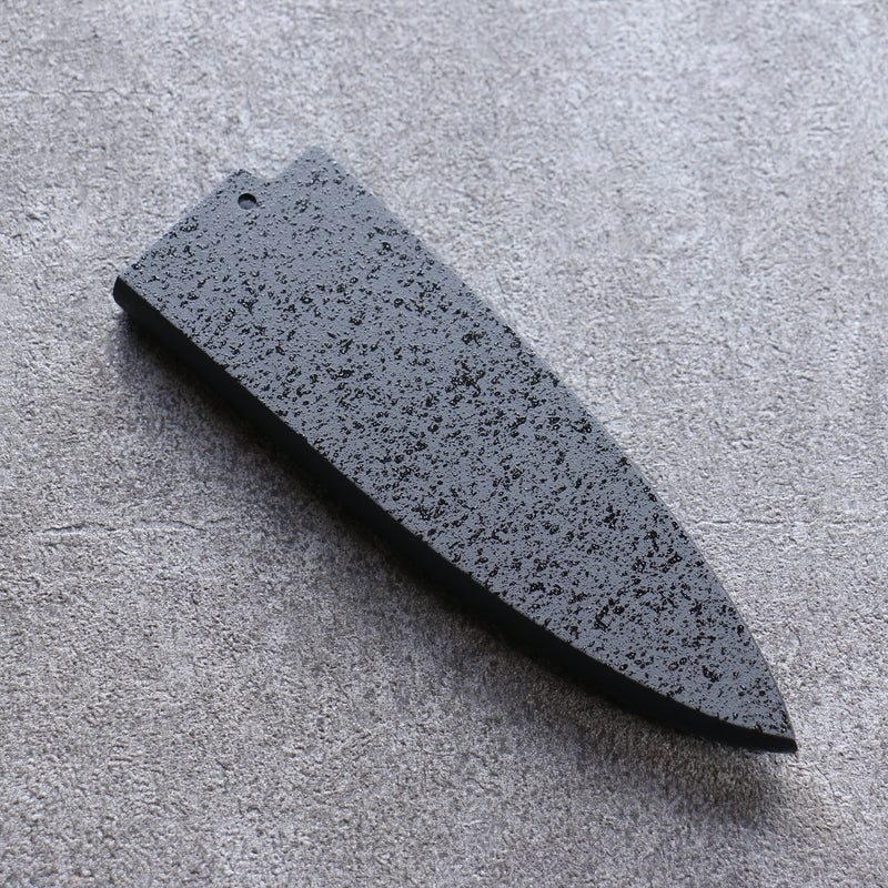 黑石目圖樣 木蘭 鞘 150mm 出刃用 附合成木安全栓 Kaneko - 清助刃物