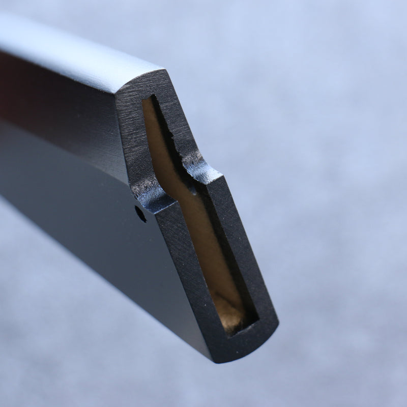 黑 木蘭 鞘 210mm 出刃用 附合成木安全栓  Kaneko - 清助刃物