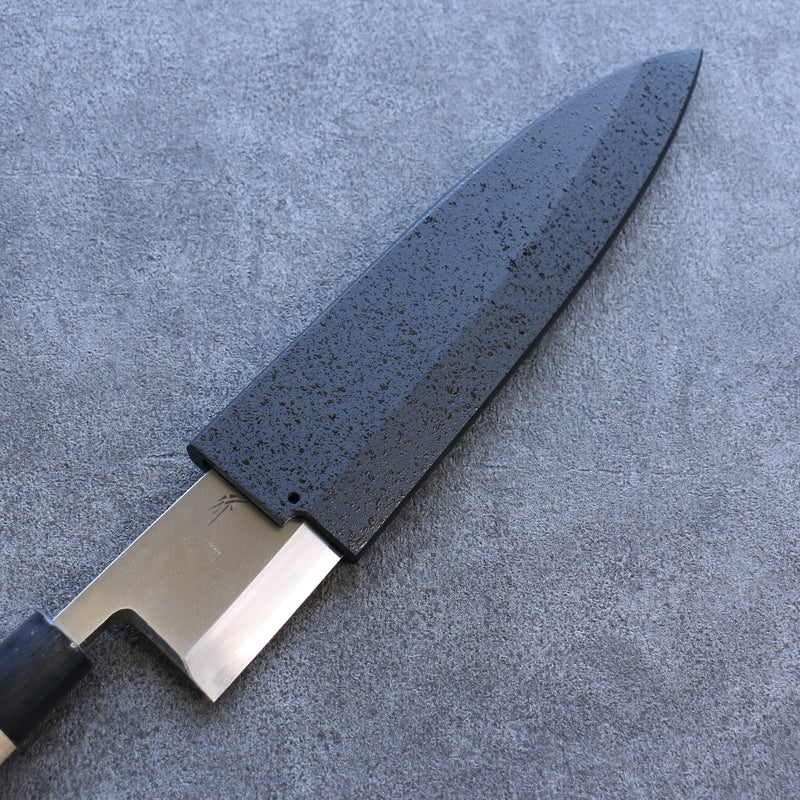 黑石目圖樣 木蘭 鞘 210mm 出刃用 附合成木安全栓 Kaneko - 清助刃物