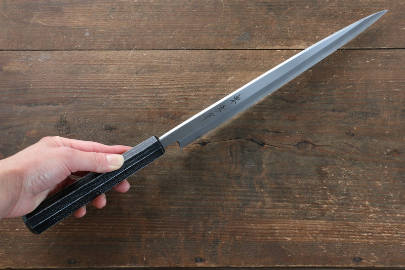 堺 孝行 七色 INOX 鉬鋼 柳刃 日本刀 270mm ABS 樹脂（黑檀）握把 - 清助刃物