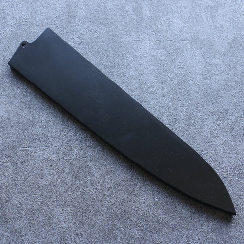 黑 木蘭 鞘 270mm 牛刀用 附合成木安全栓 Kaneko - 清助刃物