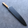 黑 木蘭 鞘 270mm 牛刀用 附合成木安全栓 Kaneko - 清助刃物