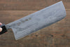 兼常 青鋼二號 大馬士革紋 菜切  165mm 紫檀木 握把 - 清助刃物