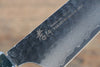 堺 孝行 VG10 33層大馬士革紋 劍型三德刀  160mm 櫟木漆塗（彩石）握把 - 清助刃物