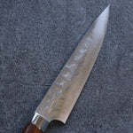 佐治 武士 VG10 鎚目 大馬士革紋 多用途小刀 日本刀 135mm 鐵木 握把 - 清助刃物