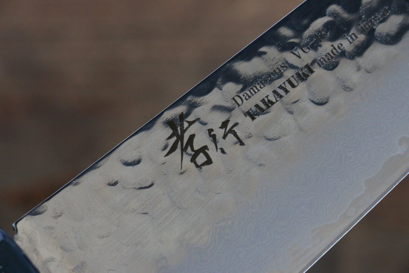 堺 孝行 VG10 33層大馬士革紋 牛刀  210mm 櫟木漆塗（彩石）握把 - 清助刃物