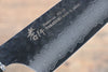 堺 孝行 VG10 33層大馬士革紋 劍型三德刀  160mm 櫟木漆塗（黑伸）握把 - 清助刃物