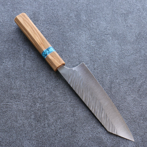 黑崎 優 風神 SG2 鎚目 文化刀  165mm 橄欖樹（口輪：土耳其石環型設計） 握把 - 清助刃物