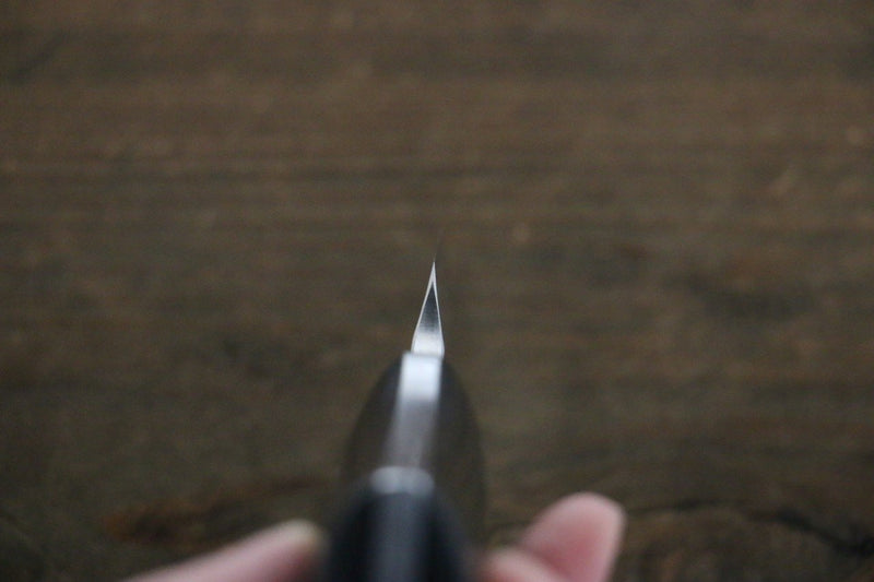 佐治 武士 超級青鋼 獵刀 日本刀 85mm 黑米卡塔（樹脂複合材料） 握把 - 清助刃物