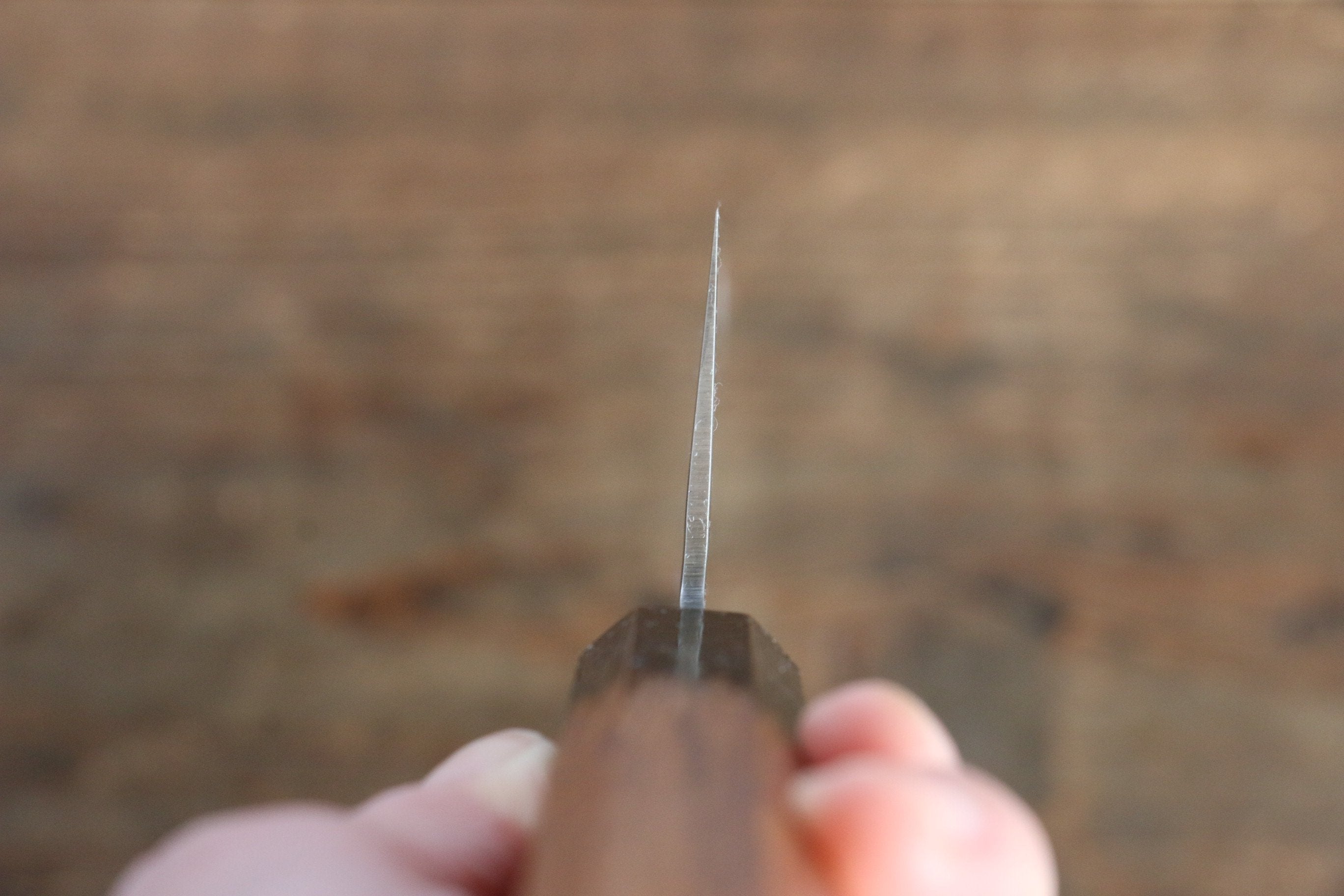 堺 孝行 VG10 33層大馬士革紋 牛刀  240mm 櫟木漆塗（黑伸）握把 - 清助刃物