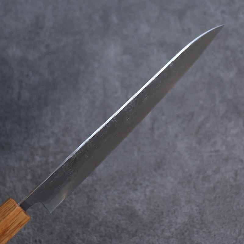 清助 SLD 鋼 和紙地 牛刀 日本刀 210mm 燒櫟木 握把 - 清助刃物