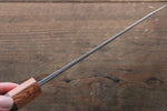 黑崎 優 風神 青鋼 鎚目 文化刀  165mm 紫檀木握把 - 清助刃物