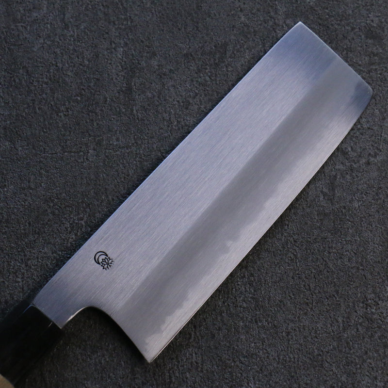 菊月 白鋼二號 霞研 菜切 日本刀 180mm 木蘭 握把 - 清助刃物