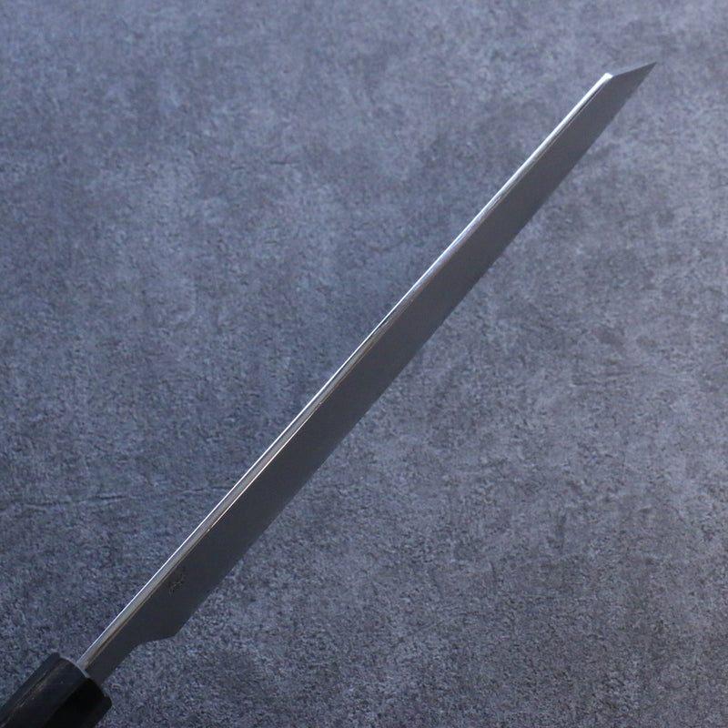 菊月 銀三鋼 霞研 切付牛刀 日本刀 270mm 木蘭 握把 - 清助刃物