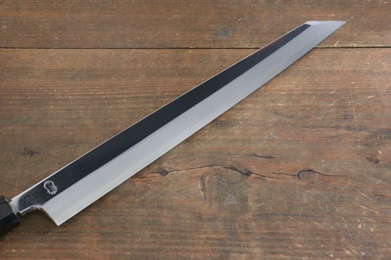 重陽 白鋼 鏡面處理 切付柳刃 日本刀 270mm 木蘭握把 - 清助刃物