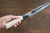 重陽 白鋼 鏡面處理 切付柳刃 日本刀 270mm 木蘭握把 - 清助刃物