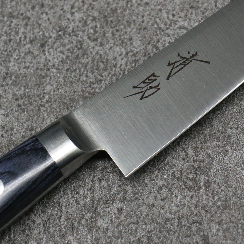 清助 青天 鉬鋼（MOL） 多用途小刀 日本刀 120mm 深藍色合成木 握把 附刀鞘 - 清助刃物