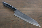 佐治 武士 Vinno1 切付牛刀 日本刀 210mm 黑米卡塔（樹脂複合材料） 握把 - 清助刃物