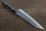 佐治 武士 Vinno1 切付牛刀 日本刀 210mm 黑米卡塔（樹脂複合材料） 握把 - 清助刃物