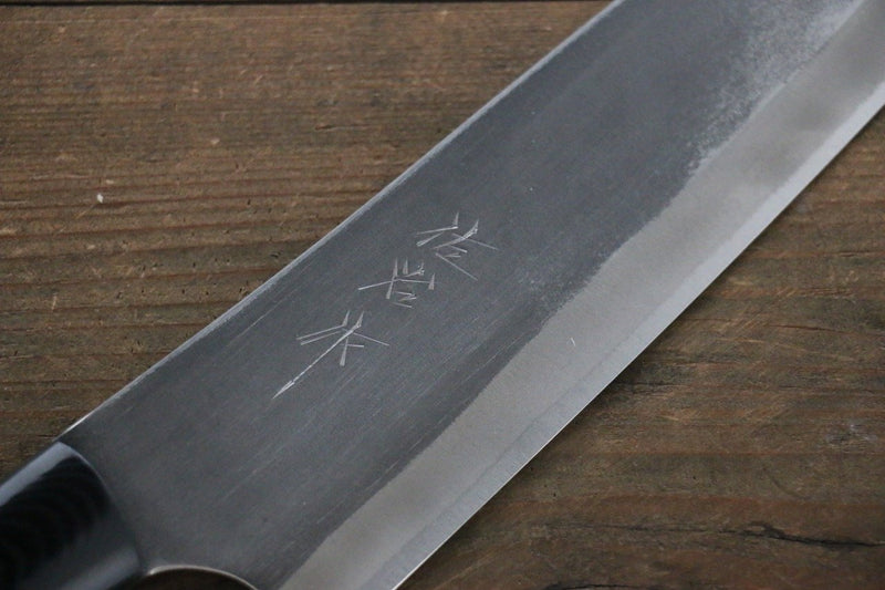 佐治 武士 Vinno1 切付牛刀 日本刀 210mm 黑米卡塔（樹脂複合材料） 握把 - 清助刃物