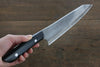 佐治 武士 Vinno1 切付牛刀 日本刀 210mm 黑米卡塔（樹脂複合材料） 握把 - 清助刃物