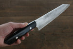 佐治 武士 Vinno1 切付牛刀 日本刀 180mm 黑米卡塔（樹脂複合材料） 握把 - 清助刃物