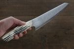佐治 武士 Vinno1 切付牛刀  240mm 牛骨 握把 - 清助刃物