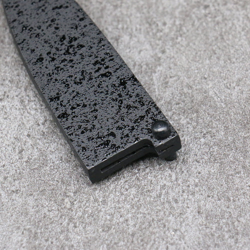 黑石目圖樣 木蘭 鞘 80mm 多用途小刀用 附合成木安全栓 Kaneko - 清助刃物
