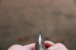 佐治 武士 VG10 黑色大馬士革紋 多用途小刀  135mm 黑米卡塔（樹脂複合材料） 握把 - 清助刃物