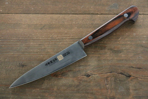 伊勢屋 鉬鋼（MOL） 多用途小刀 日本刀 120mm 桃花心木 握把 - 清助刃物