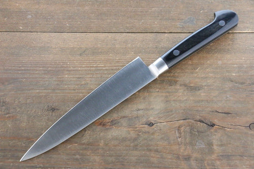 伊勢屋 鉬鋼（MOL） 多用途小刀  150mm 黑合成木 握把 - 清助刃物