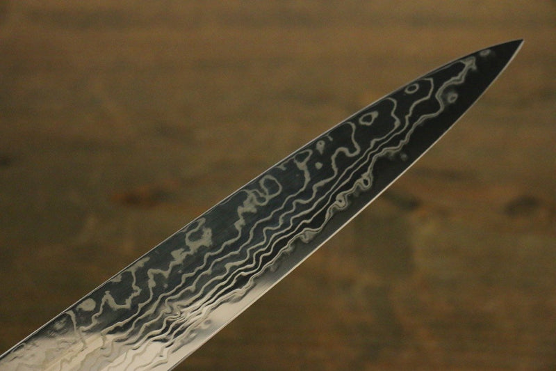 佑成 ZDP189 大馬士革紋 筋引  270mm 紫檀木握把 - 清助刃物
