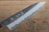 黑崎 優 風神 超級青鋼 鎚目 牛刀  180mm 櫸木 握把 - 清助刃物