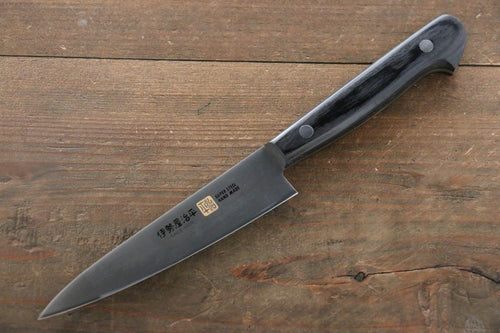 伊勢屋 鉬鋼（MOL） 多用途小刀  120mm 黑合成木 握把 - 清助刃物